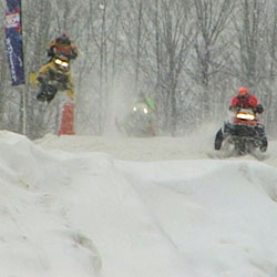 Snowmobiling