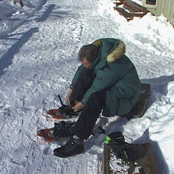 Snowshoeing