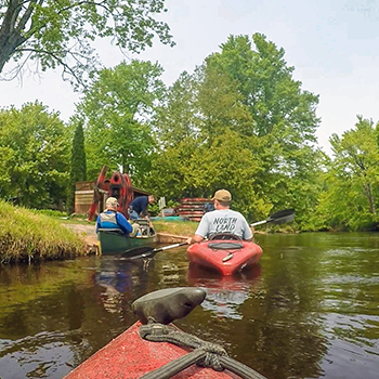 Canoeing Manistique River
