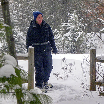Snowshoeing Gahagan Nature Preserve