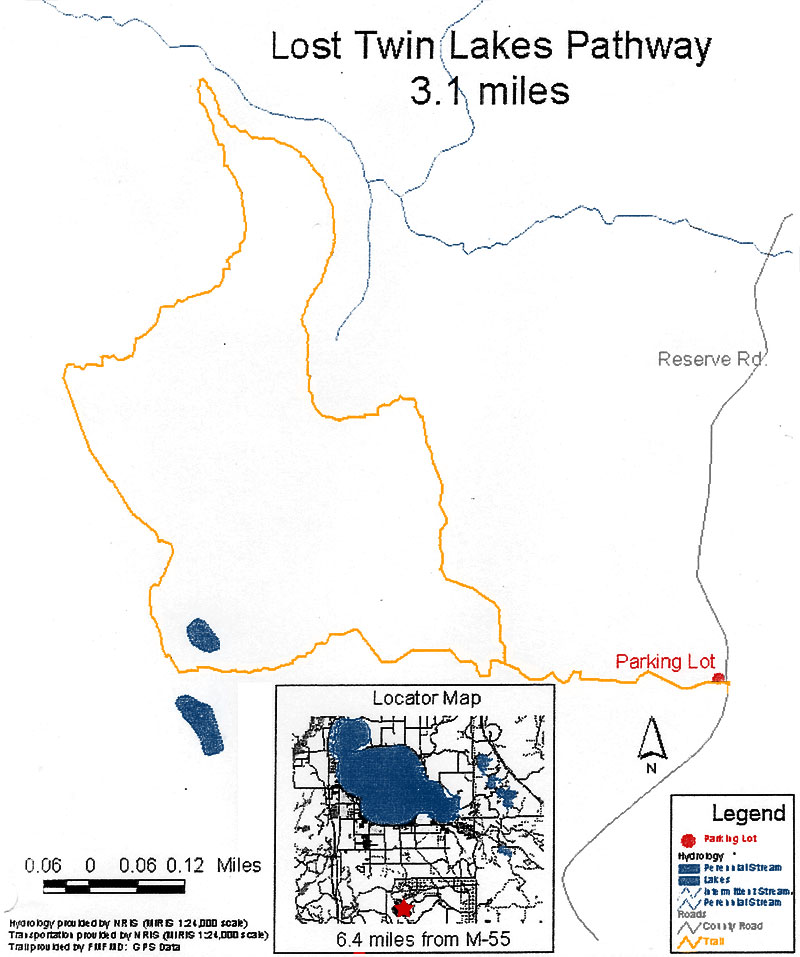 lost twin lakes pathway