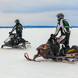 Snowmobiling