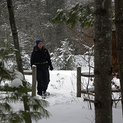 Snowshoeing at Marguerite Gahagan Nature Preserve