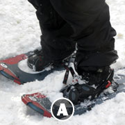 A) Snowshoeing