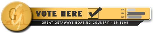 Vote Here - Boating Country 1104